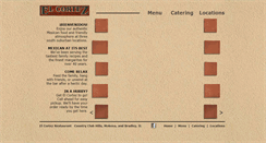 Desktop Screenshot of elcortezrestaurant.com